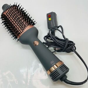 Hot Air Round Brush Styler - Gray with Rose Gold Trim